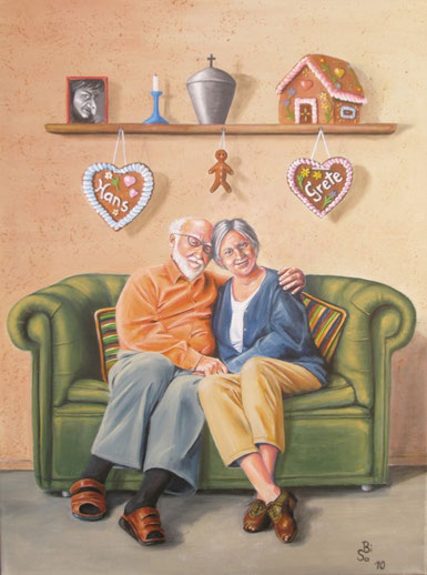 60 x 80 cm Acryl auf Leinwand