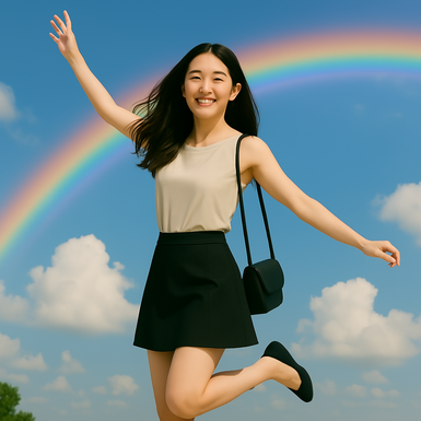 車庫証明申請を依頼してすっきりした感じの女性