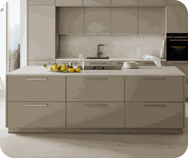 Moderne keuken front