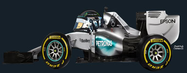 Nico Rosberg by Muneta & Cerracín - escudería Mercedes AMG Petronas F1 Team con un Mercedes F1 W06 - Mercedes V6