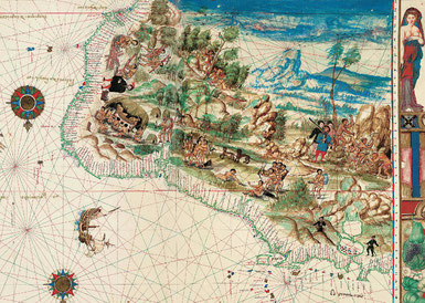 Atlas Vallard - Mer des Caraïbes et Brésil