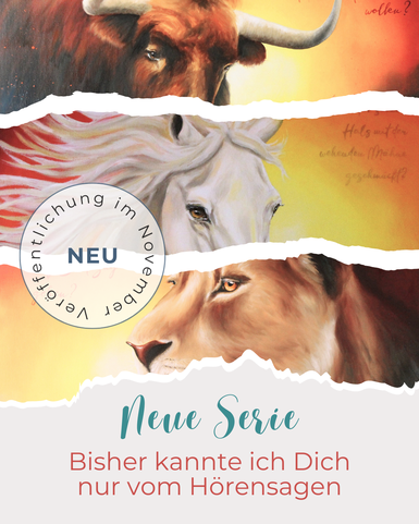 Hiob-Serie - Ausstellung - Kunst - Ölgemälde - Wildstier, Pferd, Löwin