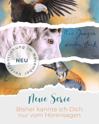 Hiob-Serie - Ausstellung - Kunst - Ölgemälde - Bergziege, Adler, Falke