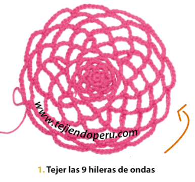 Sujetador de cabello Tejiendo Peru