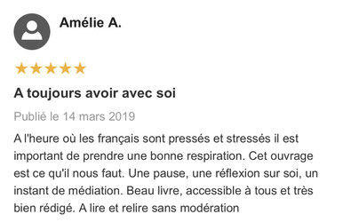 "La méditation, c'est la vie!" par Gaëlle Piton aux Editions First. Guide pratique pour apprendre à méditer.