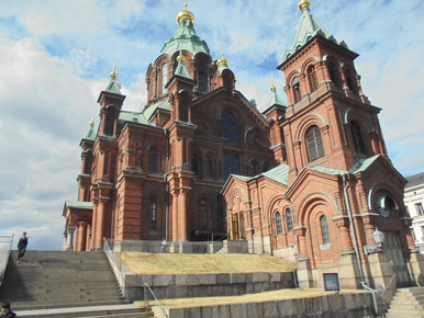 Orthodox Church in Helsinki, Finland. Don't miss those places when going to Helsinki