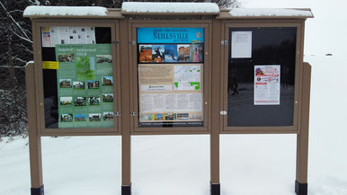 Information Kiosk, Outdoor Bulletin Board, Neillsville Wisconsin
