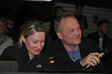 Ringsprecher und Trainer Markus mit seiner Frau Annette