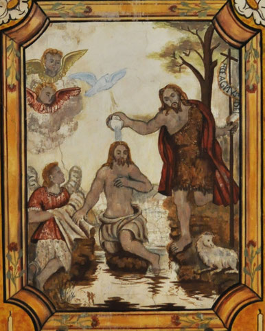 Ficaja - Baptême du Christ (détail)