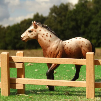  Koppeln aus Holz – Holzzaun Set – passend für Schleich® Pferde