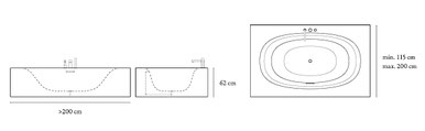 Einbau-Badewanne LAGUNA BASIC