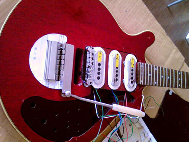 ブライアン・メイ レッドスペシャル レプリカ・コピーモデル Brian May, RedSpecial,自作・改造・製作,STAR'S,スターズ,Burns,バーンズ