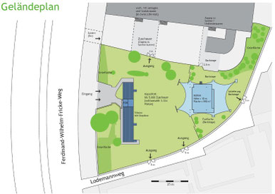 Geländeplan Gilde Parkbühne Hannover