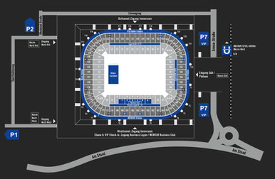 Stadionplan Merkur Spiel-Arena