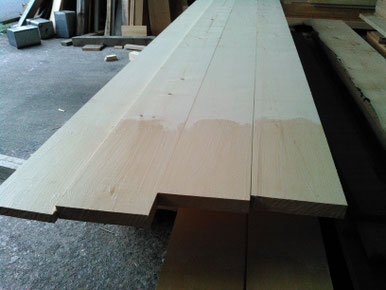 ベイヒバの破風板