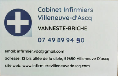 Infirmiere Villeneuve d'Ascq, Infirmier Villeneuve d'ascq Vanneste Briche, Infirmier à domicile Villeneuve d'ascq