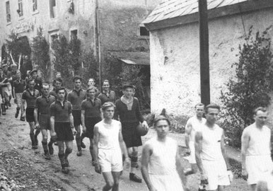 Bild: Wünschendorf Erzgebirge Schul und Heimatfest 1952