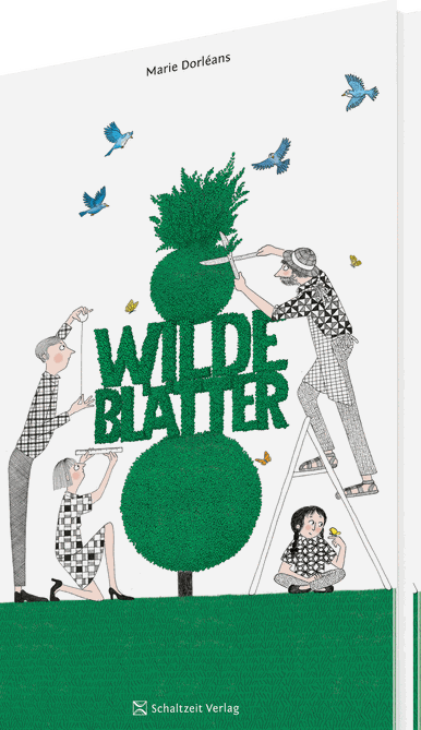 Cover des Bilderbuchs Wilde Blätter für Kinder ab 4 Jahren
