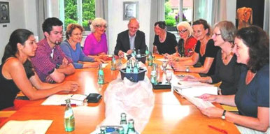 Agenda-21-Gruppe, die fairen Handel will, inzw. als Verein; Foto: Petra Ihm-Fahle