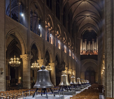 9 Nouvelles cloches de Notre-Dame de Paris
