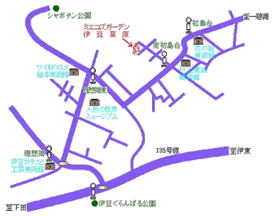 　　　　　　　　　　　　　M.Garden マップ