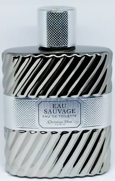DIOR - EAU SAUVAGE, EAU DE TOILETTE 200 ML : FLACON DE LUXE RECOUVERT DE METAL ARGENTE
