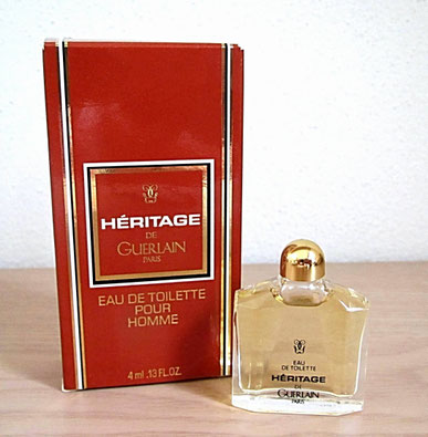 HERITAGE - EAU DE TOILETTE POUR HOMME 4 ML