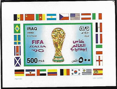 Football World Cup Italy 1990 Iraq Gulf War World Championship Baghdad