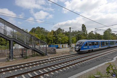 Der Triebzug der Baureihe 642 wurde 2003 durch die Fa. Siemens zu einem ETCS Mess- und Präsentationszug umgebaut. 