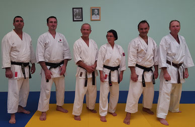 Le Bureau et les enseignants : Patrice, Kevin, Jean-Michel, Françoise, Damien et Laurent