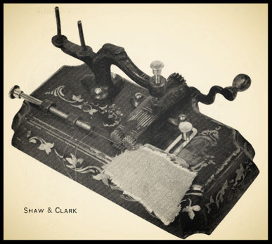 Shaw & Clark Running Stitch Machine