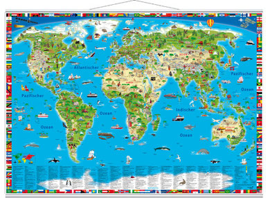 illustrierte-weltkarte-kinder-entdecken-illustrationen-kinderzimmer