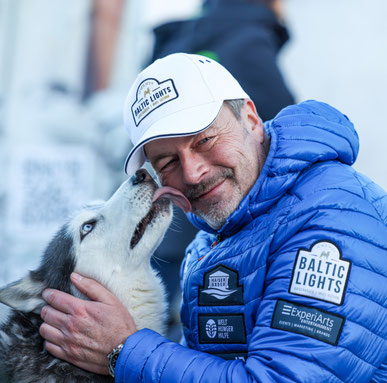 Huskyfan und Veranstalter Till Foto: Madeleine Krüger