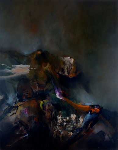 Acrylique sur toile Dim:116cmx89cm