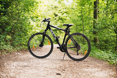 Mountainbike mit dünneren Reifen