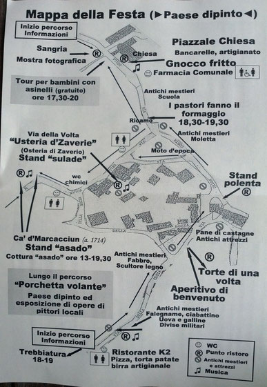 mappa della festa