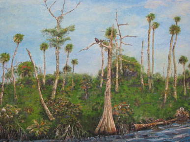 Death of the Cypress, 24x30, Oil, $ 1,800