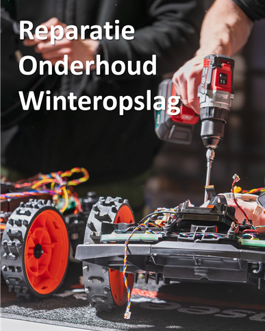 Reparatie, onderhoud en winteropslag van robotmaaiers