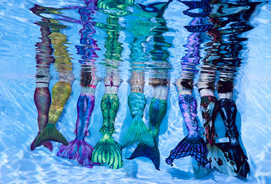 Junggesellinnenabschied Unterwasser Meerjungfrau Mermaid Meerjungfrauenschwimmen