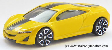Modellauto Hot Wheels Acura NSX Concept '12