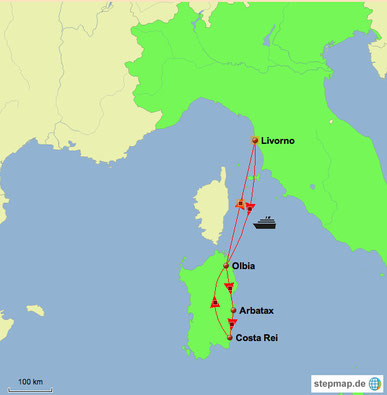 Italien Sardinien Juni 2012 Unser Fahrtenschreiber Die Wohnmobil Und Wohnwagen Reiseberichte Unserer Familienreisen