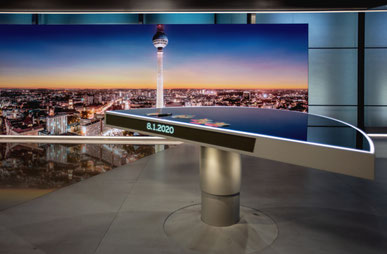 Ein Besuch im Studio bei der Abendschau.