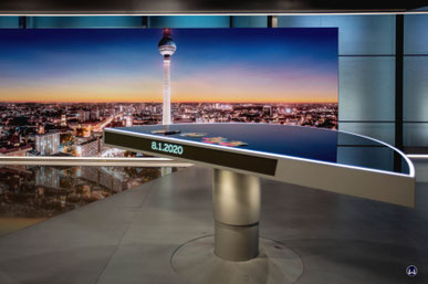 Ein Besuch im Studio bei der Abendschau.