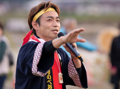 「まつりのべおか」の実行委員長を務めた榎本さん