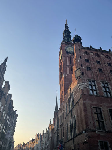 Sightseeing in Danzig.