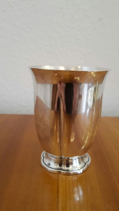 Taufbecher Schweiz Jezler 800er Silber 