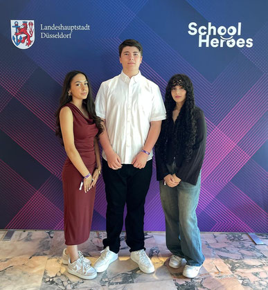 Samira, Julian und Layla (von links nach rechts)