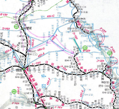 北上山系バス路