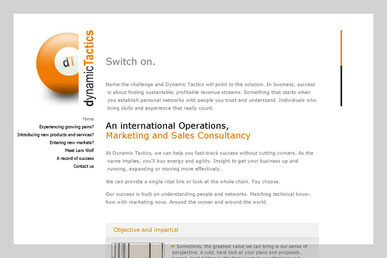 Dynamic Tactics sample web page