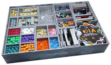 folded space insert organizer xia legends of a drift system foam core